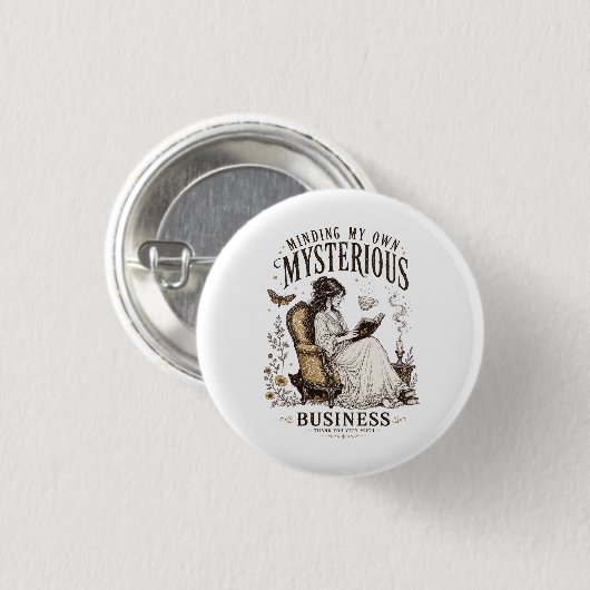 Mein eigenes mysteriöses Geschäft Gothic Reader Button (Vorne & Hinten)