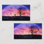 Mein eigenes Universum Visitenkarte (Vorne/Hinten)