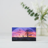 Mein eigenes Universum Visitenkarte (Stehend Vorderseite)