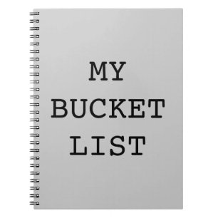 Mein Eimer-Listen-Notizbuch Notizblock