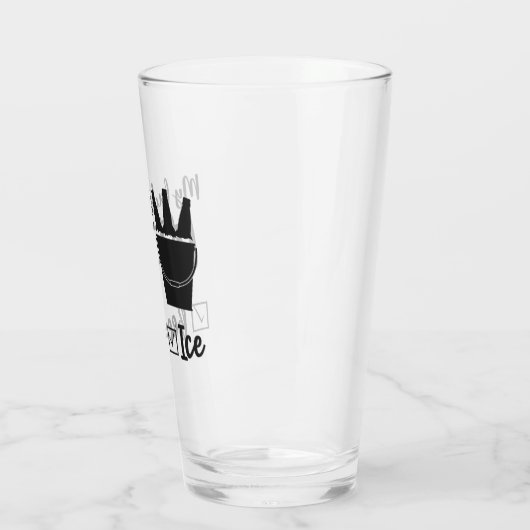 Mein Eimerglas-Cup Glas (Links)