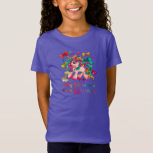 Mein Einhorn ist Kinda Bow Crazy für Kinder T-Shirt