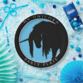 Mein Einhorn-Party (hellblau) Pappteller (Party)