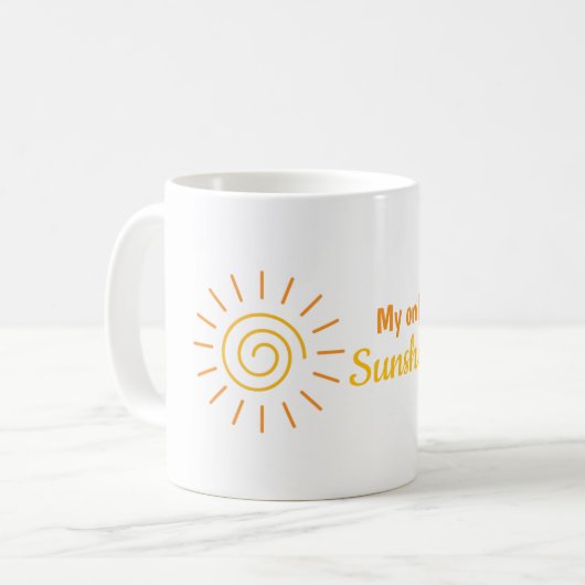 Mein einziger Sonnenschein Becher & Tassen (Vorderseite Links)