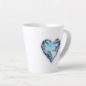 Mein eisiges Herz, personalisiert Milchtasse (Rechte Ecke)