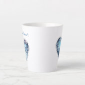 Mein eisiges Herz, personalisiert Milchtasse (Vorderseite)