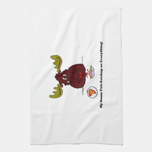 Mein Elch-Geschirrtuch Handtuch (Vertikal)