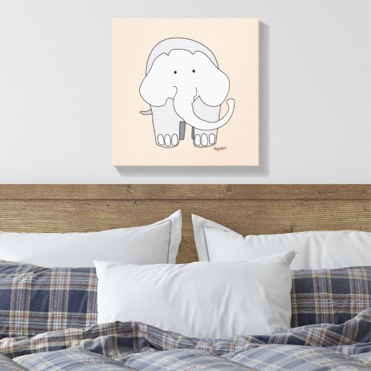 Mein Elefant Custom 12x12 Leinwand Art (Insitu (Schlafzimmer))