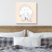 Mein Elefant Custom 12x12 Leinwand Art (Insitu (Schlafzimmer))