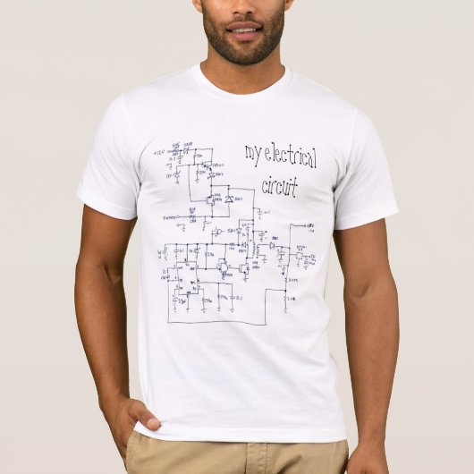 mein elektrischer Stromkreis T-Shirt (Vorderseite)