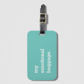 Mein emotionales Gepäck witzig Gepäckanhänger (Vorderseite Vertikal)