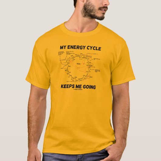 Mein Energie-Zyklus behält mich zu gehen (Krebs T-Shirt (Vorderseite)