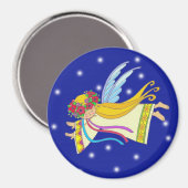 Mein Engel beobachtet dich. Magnet (Vorderseite/Rückseite)