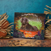 Mein Engel hat vier Paws Sonnenuntergang 2584 Fotoplatte (Seite)