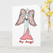 Mein Engel Karte (Gelbe Blume)