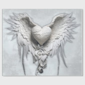 Mein Engelherz, Flügelherz Geschenkpapier (Flach)