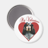 Mein Englisch Cocker Spanisch Valentine Magnet (Vorderseite/Rückseite)