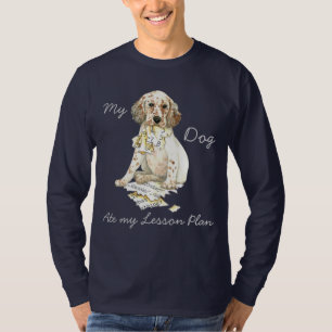 Mein Englisch-Setter Ate My Lessingplan T-Shirt