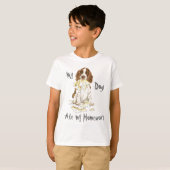 Mein Englisch Springer Spaniel Ate Meine Hausaufga T-Shirt (Vorne ganz)