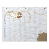 Mein Englisch Springer Spanisch Ate My Lessingplan Notizblock (Vorderseite)