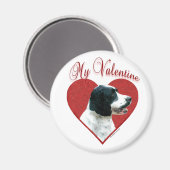 Mein Englisch Springer Spanisch Valentine Magnet (Vorderseite/Rückseite)