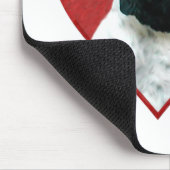 Mein Englisch Springer Spanisch Valentine Mousepad (Ecke)