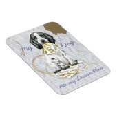 Mein englischer Cocker hat mein Lektionsmagazin "P Magnet (Rechte Seite)