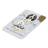 Mein englischer Cocker hat mein Lektionsmagazin "P Magnet (Linke Seite)