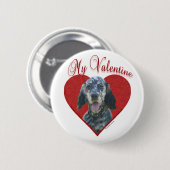 Mein englischer Setter Valentine Button (Vorne & Hinten)
