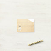 Mein englischer Setzer aß meine Hausaufgaben Post-it Klebezettel (Auf Schreibtisch)