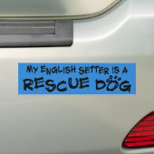 Mein englischer Setzer ist ein Autoaufkleber (Auf Auto)
