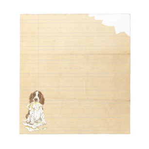 Mein englischer SpringerSpaniel aß meine Notizblock