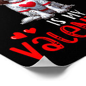 Mein English Springer Spaniel ist mein Valentinsta Poster (Ecke)