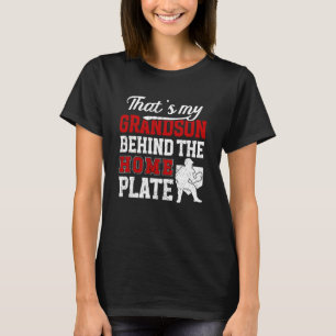 Mein Enkel Baseball Catcher Oma eines Baseballs T-Shirt