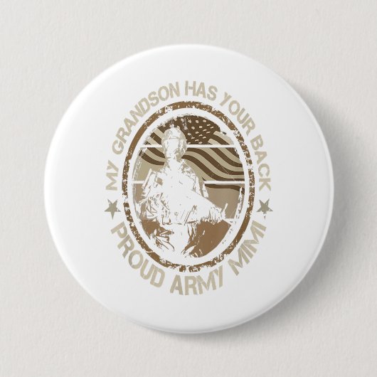 Mein Enkel hat Ihr stolzes Armeegengeschenk mit de Button (Vorderseite)
