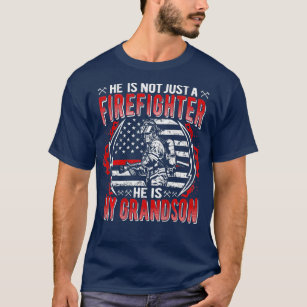 Mein Enkel ist ein Feuerwehrfeuerwehrfeuer mit der T-Shirt