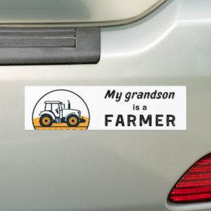 Mein Enkel ist ein Landwirt Landwirtschaft Traktor Autoaufkleber