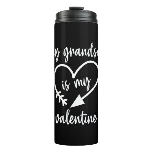 Mein Enkel ist mein Niedlicher Valentinin Thermosbecher