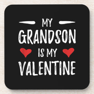 Mein Enkel ist mein Valentin für Oma Getränkeuntersetzer