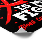 Mein Enkel kämpft mit meinem Bewusstsein für Blutk Poster (Ecke)