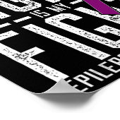 Mein Enkel kämpft mit meiner Epilepsie Poster (Ecke)