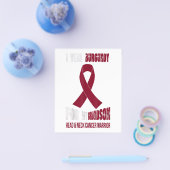 Mein Enkel, mein Kopf Neck-Krebs-Krieger-Geschenk Flyer (Einzeln)