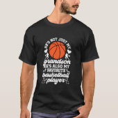 Mein Enkel Proud Basketball Mimi aus einem Basketb T-Shirt (Vorderseite)