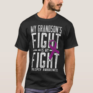 Mein Enkelkind kämpft, ich kämpfe - Epilepsie-Bewu T-Shirt