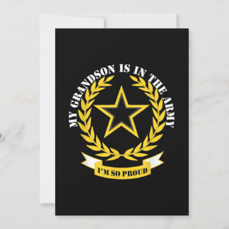 Mein Enkelsohn ist ein Geschenk der Armee Einladung