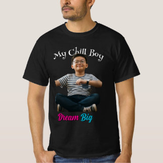Mein entspannter Junge personalisiertes Foto T-Shirt