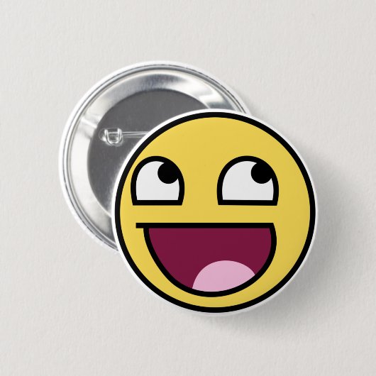 Mein epischer Gesichts-Knopf Button (Vorne & Hinten)