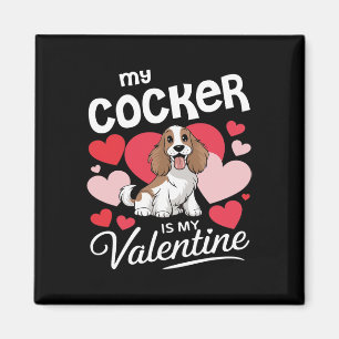 Mein Er Ist Mein Valentinstag Süß Lustig Hunde Lie Magnet