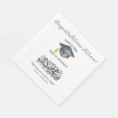 Mein Erfolg ist nur durch Allah Arabische Kalligra Serviette (Ecke)