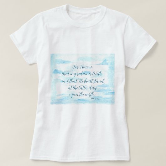 Mein Erlöser lebt T-Shirt (Design vorne)